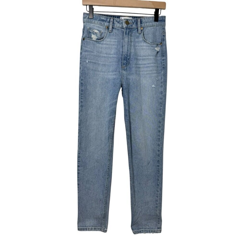 PAIGE Distressed RN27002 CM51217 Jeans Women’s Size 0 Light Wash Demin